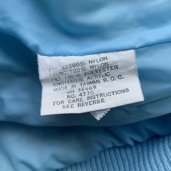 VINTAGE Changing Scene Womens Blue Zip Off Sleeves Jacket Coat Vest Size L - Picture 9 of 10